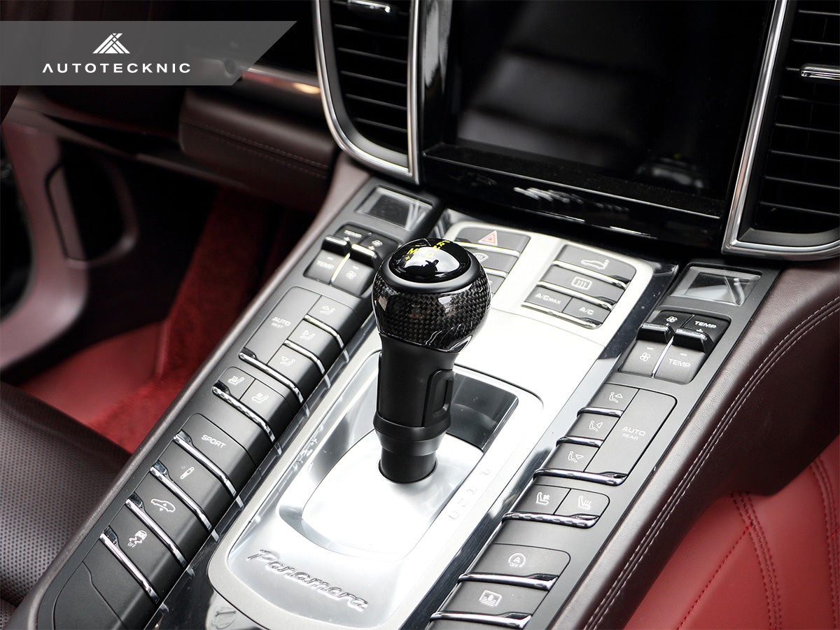 AutoTecknic Carbon Fiber Shifter Knob - Porsche Panamera 970 2010–2016