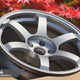 Volk Racing TE37 Saga SL 18x9.5 5x114.3 +22 Diamond Silver (Set of 4)