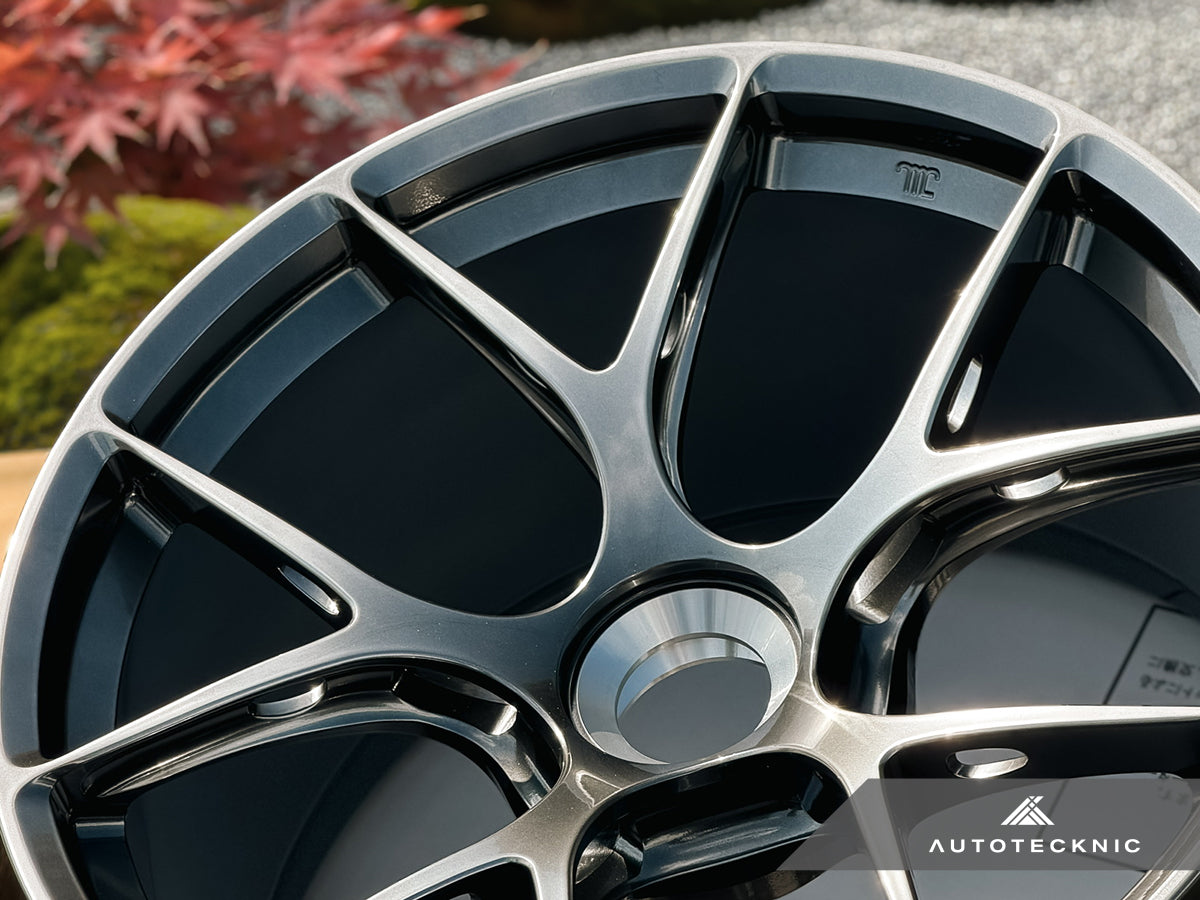 BBS FI-R 20x9.5 +50 / 20x12 +44 Center Lock Diamond Black Porsche 991 Turbo / GT3, Set of 4