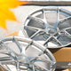 BBS FI-R Evo 20x9.5 +44 / 21x12 +45 Center Lock Diamond Silver (Porsche 992 GT3, Set of 4)