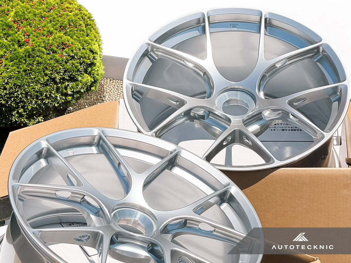 BBS FI-R 20x9.5 +50 / 20x12 +44 Center Lock Diamond Silver Porsche 991 Turbo / GT3, Set of 4