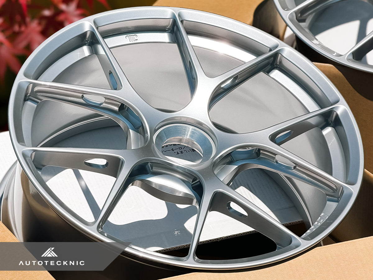 BBS FI-R 20x9.5 +50 / 20x12 +44 Center Lock Diamond Silver Porsche 991 Turbo / GT3, Set of 4