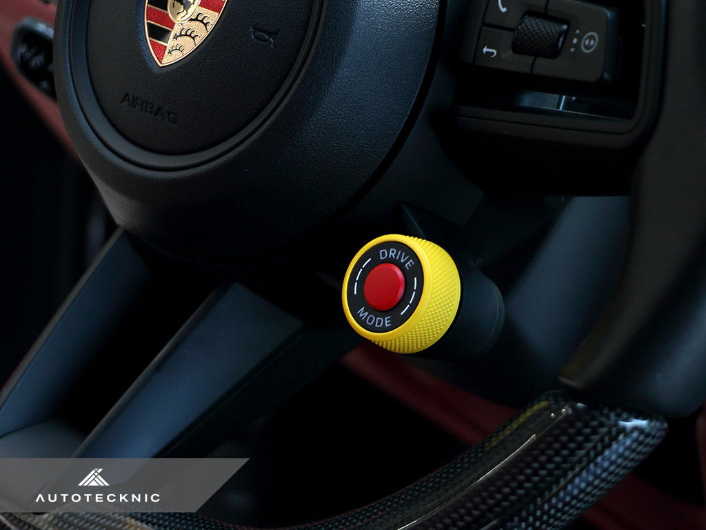 AutoTecknic Painted Drive Mode Selector Switch Dials - Porsche