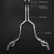 Mercedes AMG GT/S/C - Valved Exhaust + MidPipes (incl. Cat Delete/OEM Cat Adapters) (CES3)
