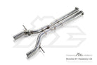 Fi Exhaust 2nd Catless Downpipe + Mid X-Pipe + Valvetronic Muffler + Quad Silver Tips Retains OEM Valve Settings - No Remote - Porsche 971 Panamera 3.0T | 2017-2024