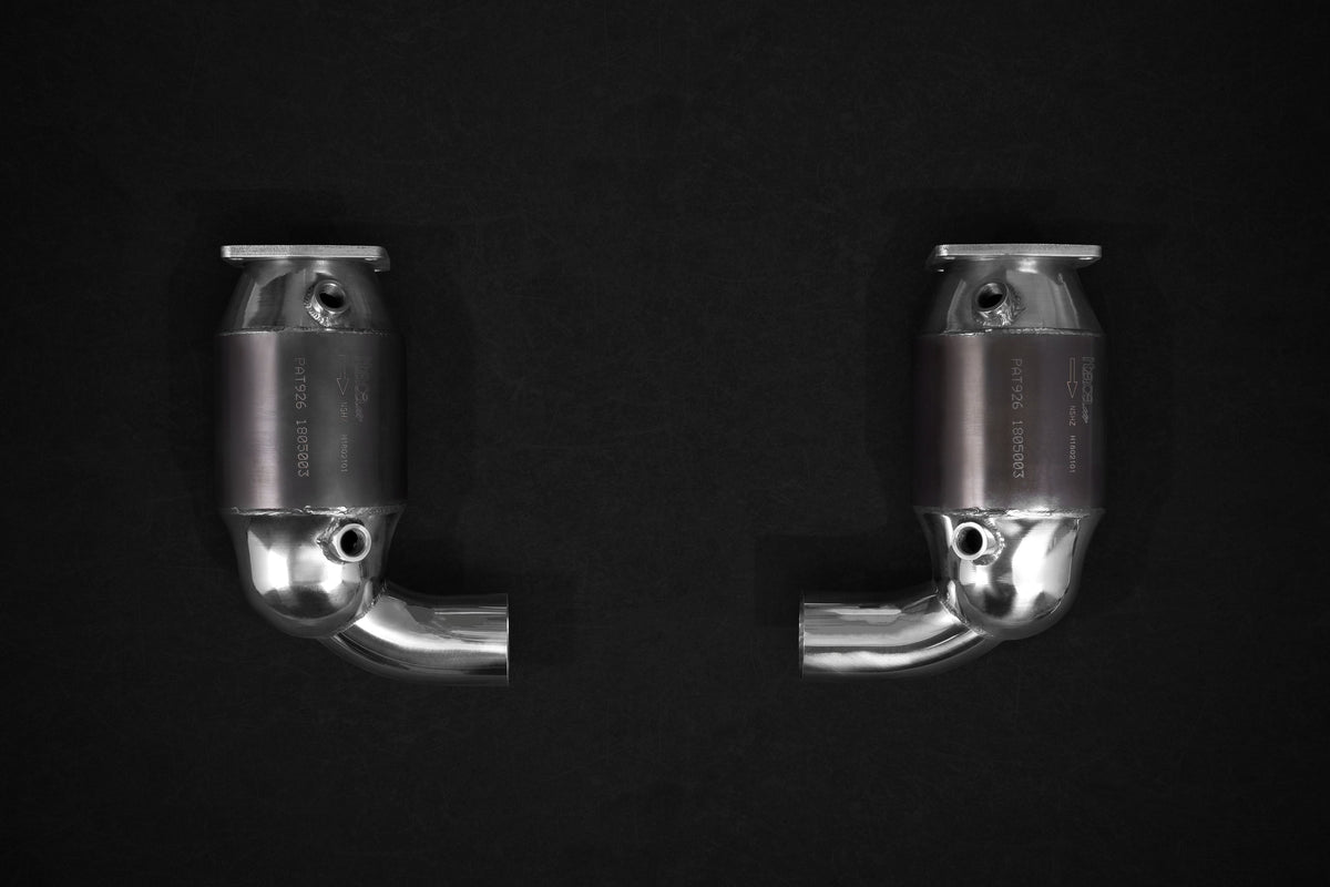 Porsche 991.1/2 Turbo/S - Valved Exhaust + Cat Spare Pipes CES3