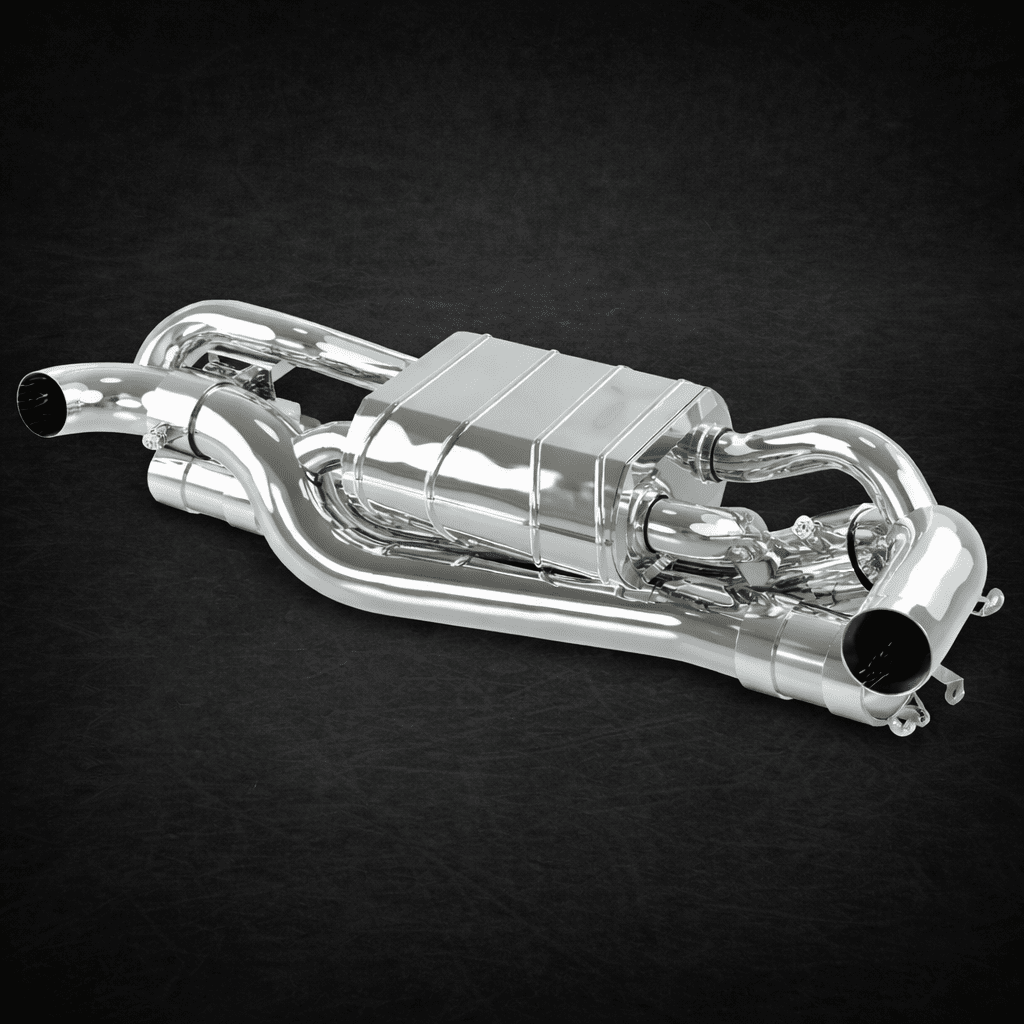 Porsche 992 Carrera/S/Turbo/Turbo S - Valved Exhaust Muffler for OEM Cats OE Actuators