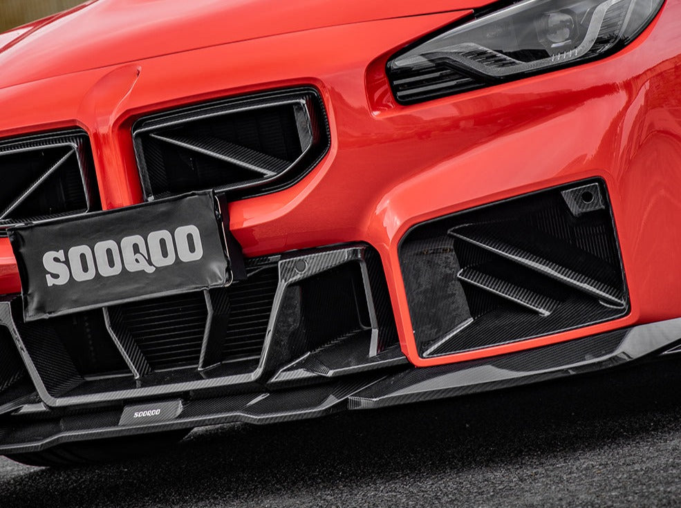 SOOQOO BMW M2 G87 Carbon Fibre SQ-B Front Lip