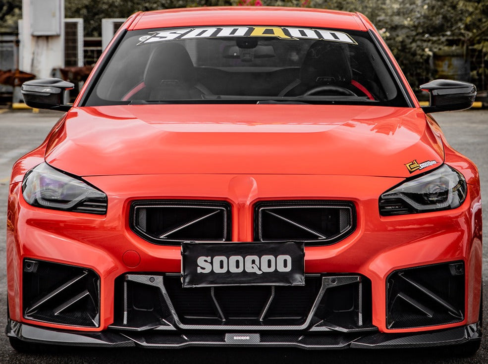 SOOQOO BMW M2 G87 Carbon Fibre SQ-B Front Lip