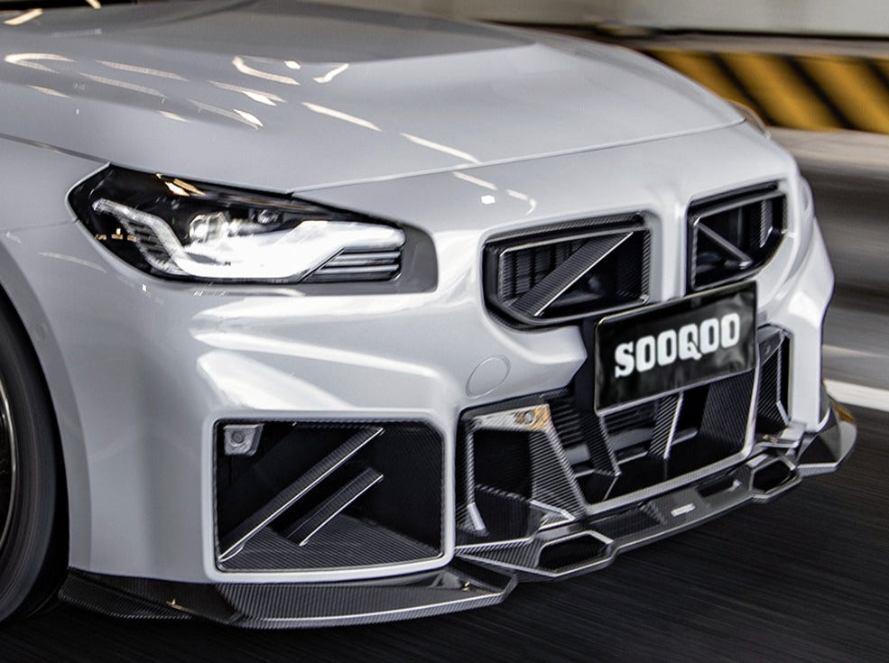 SOOQOO BMW M2 G87 Carbon Fibre SQ-A Front Lip