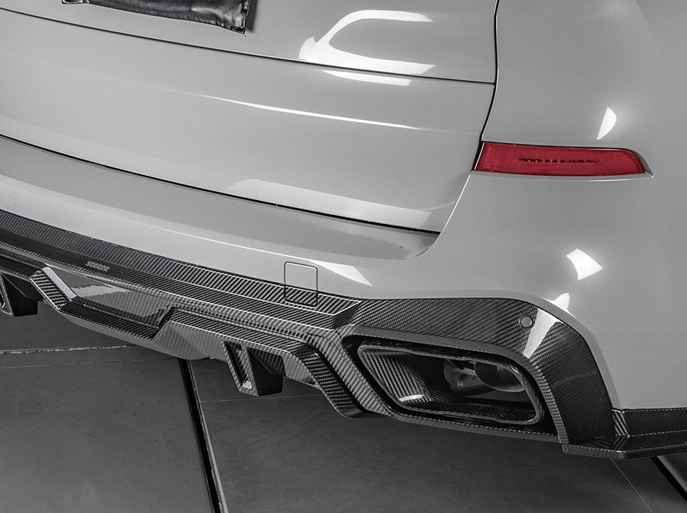 SOOQOO BMW X5 G05 Carbon Fiber Exhaust Tips