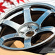 Volk Racing TE37 Saga S-Plus 18x9.5 +22 5x114.3 Shining Light Metal - GR Corolla / EVO (Set of 4)