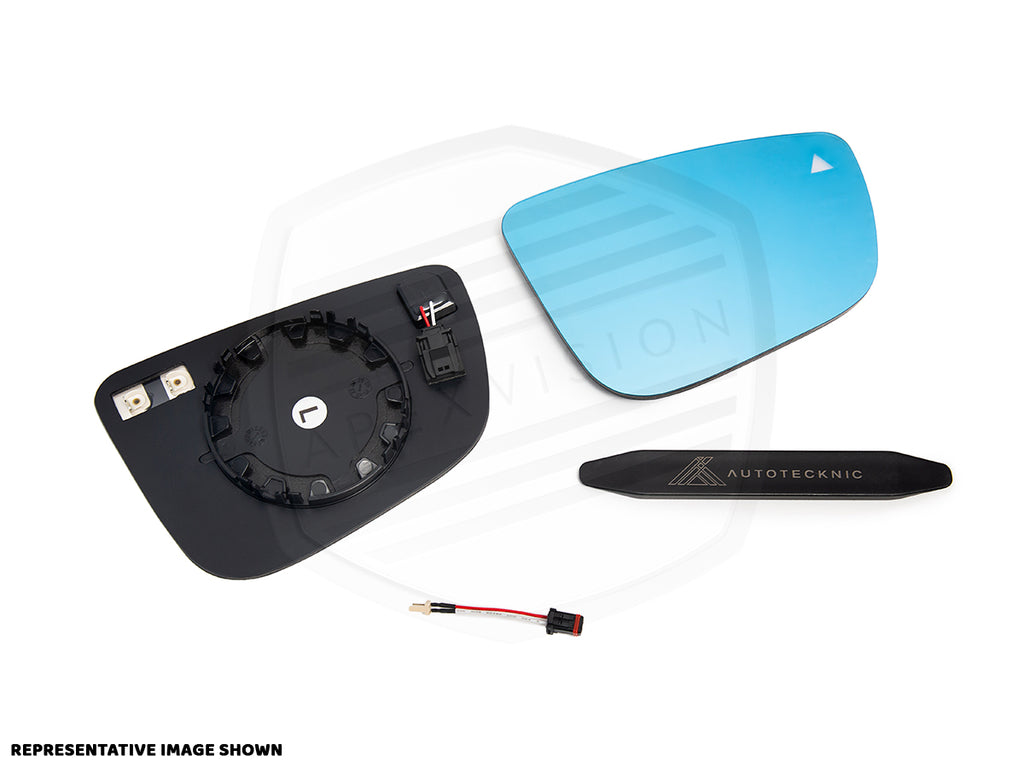 ApexVision Blue Tinted Side View Mirror Glass Set - E82/ E88 1-Series