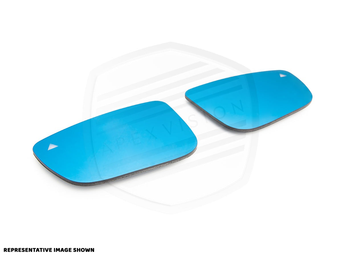 ApexVision Blue Tinted Side View Mirror Glass Set - F15 X5 | F16