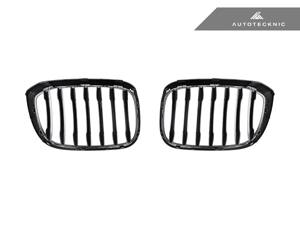 AutoTecknic Gloss Black Front Grille Set - G01 X3 | G02 X4 Pre-LCI