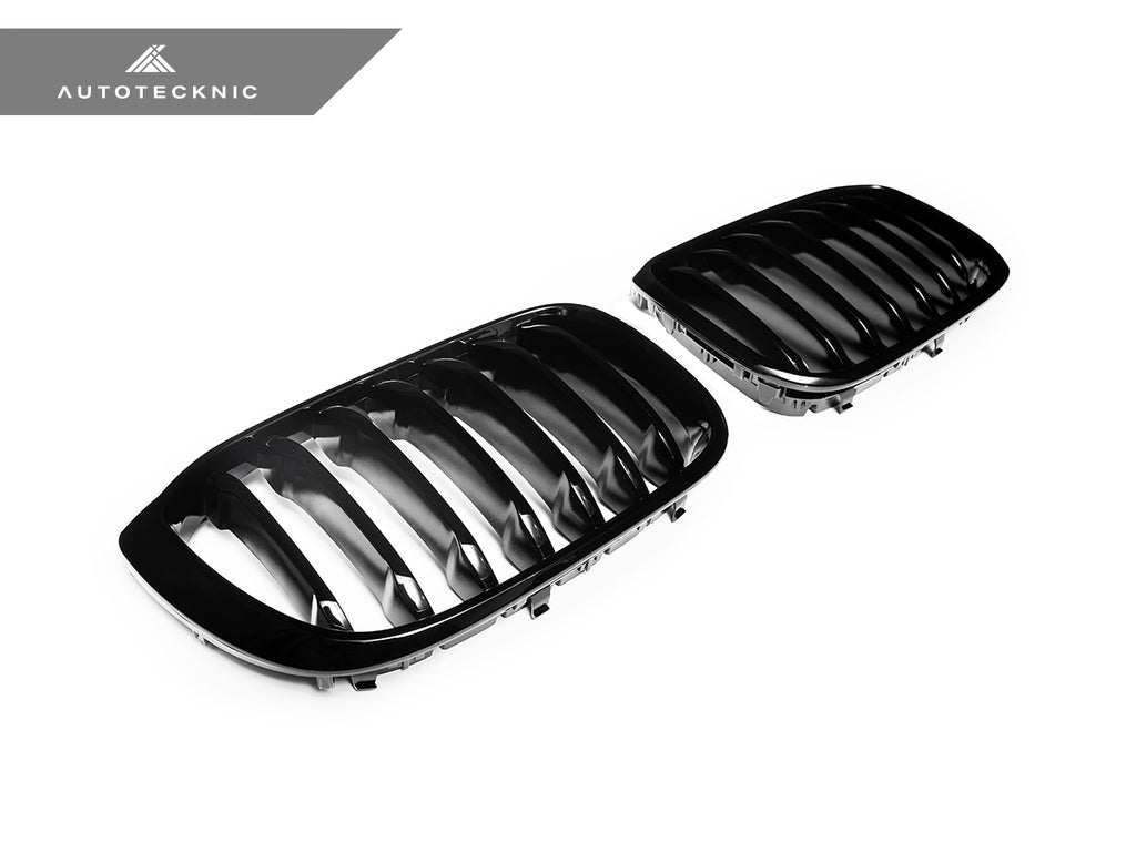 AutoTecknic Gloss Black Front Grille Set - G01 X3 | G02 X4 Pre-LCI