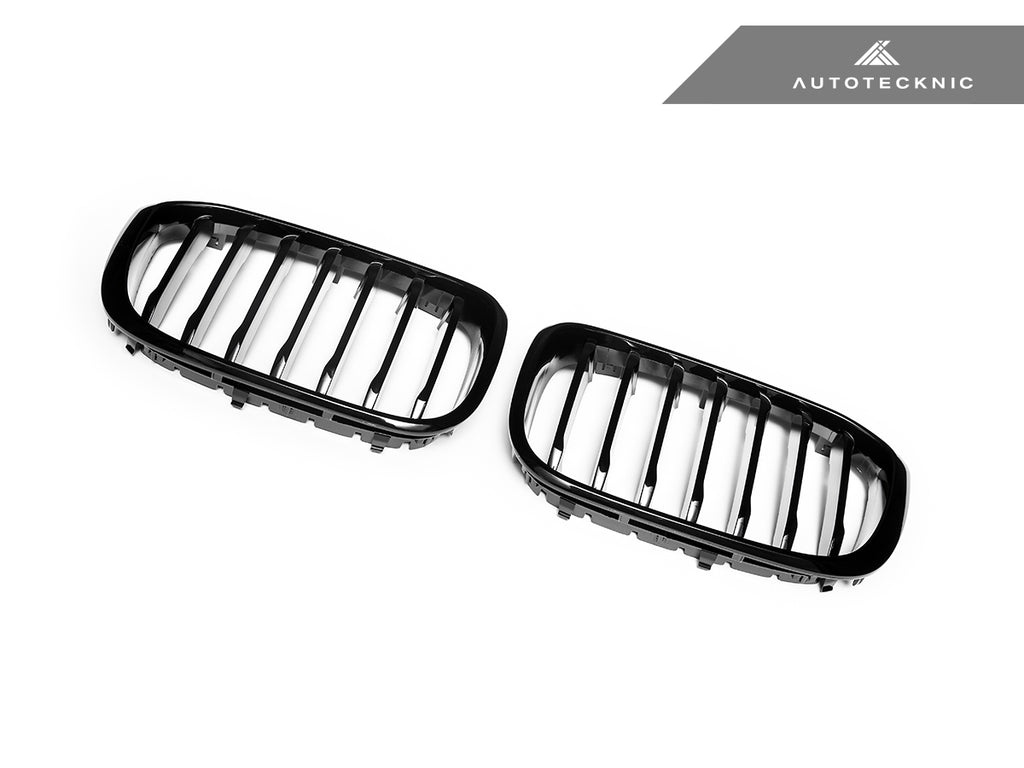 AutoTecknic Gloss Black Front Grille Set - G01 X3 | G02 X4 Pre-LCI