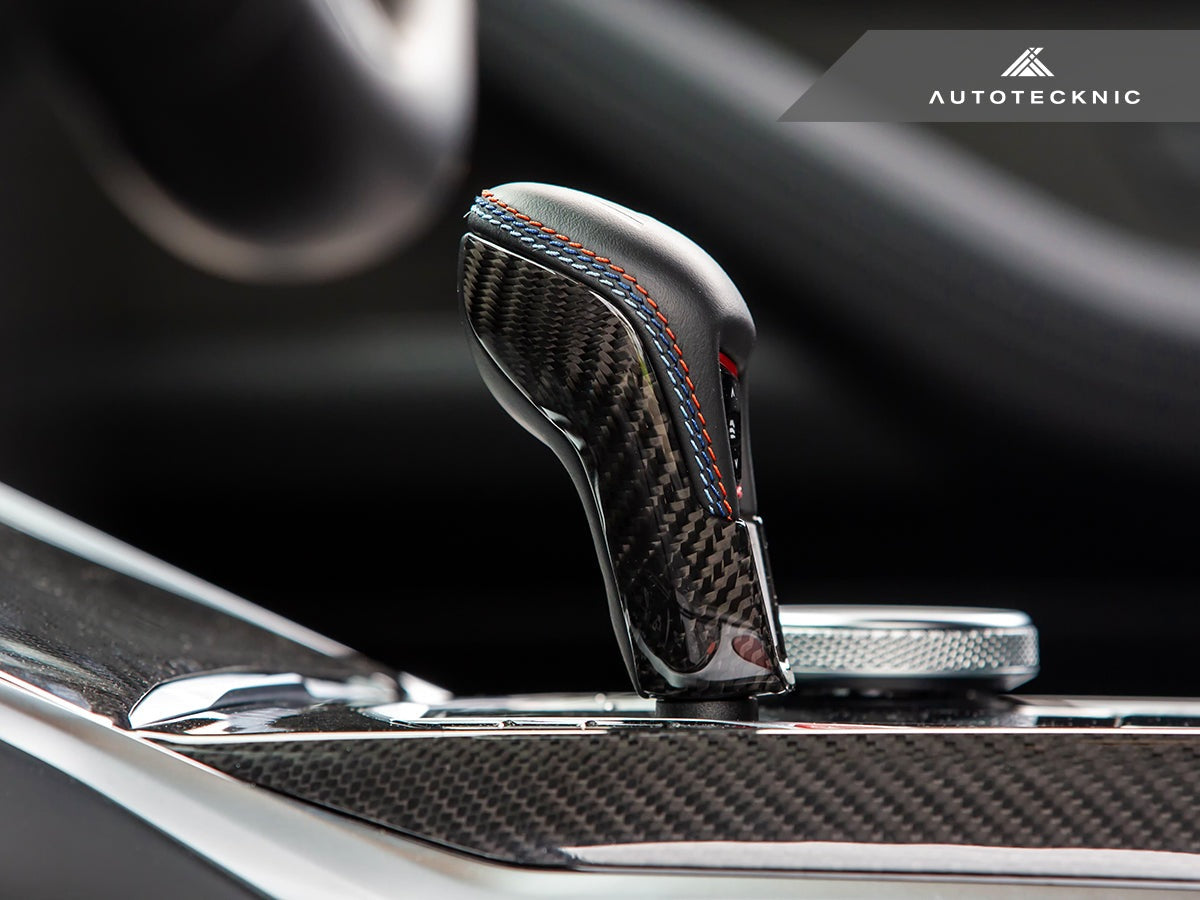 AutoTecknic Dry Carbon Gear Selector Cover - BMW F97 X3M | F98 X4M LCI