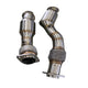 Active Autowerke S58 GESI Catted Downpipes - F97 X3M | F98 X4M