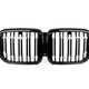 AutoTecknic Dual-Slats Gloss Black Front Grille - BMW G05 X5 Pre-LCI