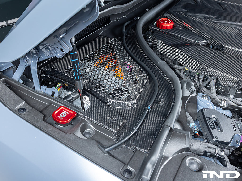 AutoTecknic Dry Carbon Engine Cowl Panel Trim Set - G90/ G99 M5