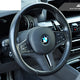 AutoTecknic Carbon Alcantara Steering Wheel Trim - BMW F97 X3M | F98 X4M