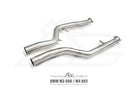 Fi Exhaust Front Pipe + Mid X-Pipe + Valvetronic Muffler + Quad Silver Tips Retains OEM Valve Settings - No Remote - BMW G80 M3/G82 M4 | 3.0TT S58 | 2021+