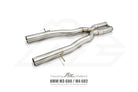 Fi Exhaust Front Pipe + Mid X-Pipe + Valvetronic Muffler + Quad Silver Tips Retains OEM Valve Settings - No Remote - BMW G80 M3/G82 M4 | 3.0TT S58 | 2021+