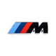 Genuine BMW M Fender Emblem - Gloss Black with Chrome Surround