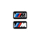 Genuine BMW M Wheel Decal | Silver / Neue Klasse Black