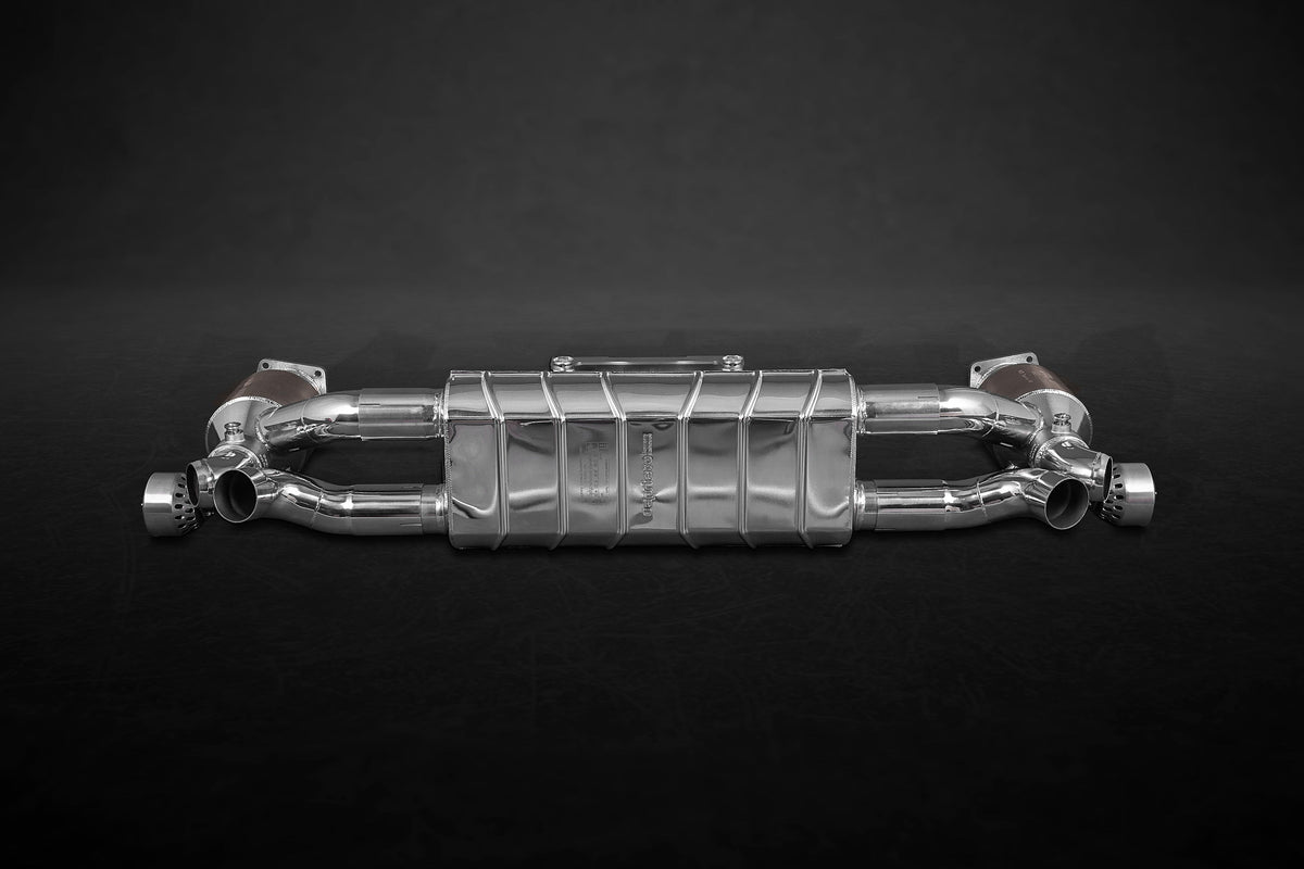 Porsche 991.1/2 Turbo/S - Valved Exhaust + Cat Spare Pipes CES3