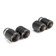 Akrapovic Classic Carbon Design Tail Pipe Set - BMW G87 M2/ G80 M3/ G82 M4 2021-Up