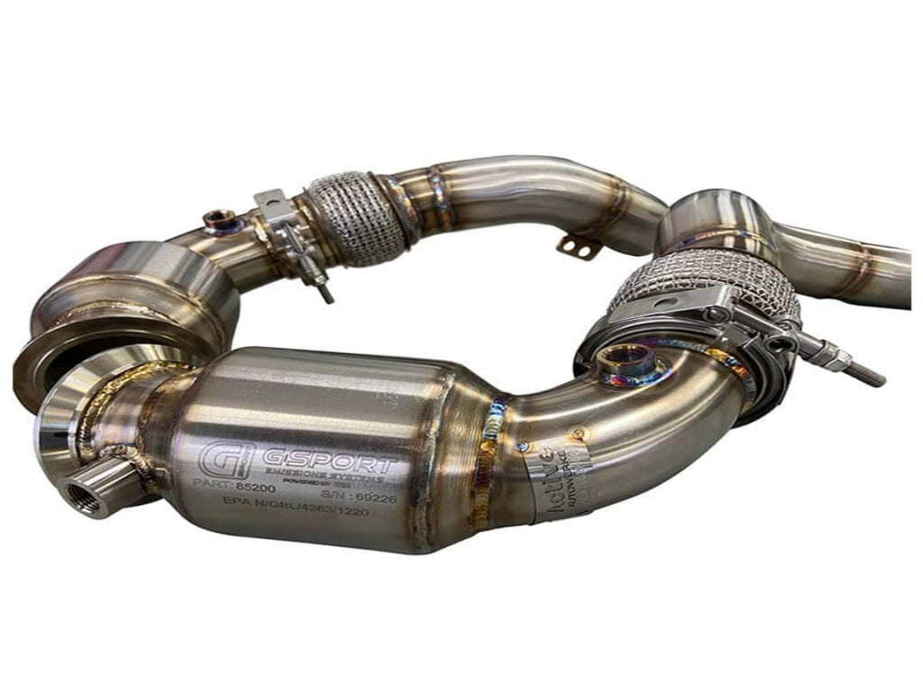 ACTIVE AUTOWERKE CATTED DOWNPIPES | BMW F90 X5M X6M