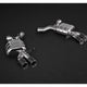 BMW M6 (F12/13/06) - Valved Exhaust, MidPipes, PostCat Spare Pipes + Carbon Tips (CES3)