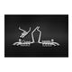 Porsche 958 Cayenne V8 Induction - ECE Valved Exhaust w Mid-Pipes (CES3)