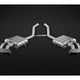 Mercedes AMG ML63 (W164) - Valved Mufflers w Ceramic Tips (CES3)