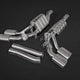 Mercedes AMG G63 (W463A) - ECE Valved Dual Mufflers (OE Actuators)