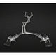 Porsche 95B Macan S/GTS/Turbo - Valved Exhaust w Mid Pipes + Ceramic Tips (CES3)