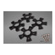 Ferrari 458 - Wheel Spacers 14mm Front / 17mm Rear (Star Shape) with Titanium Wheel Bolts