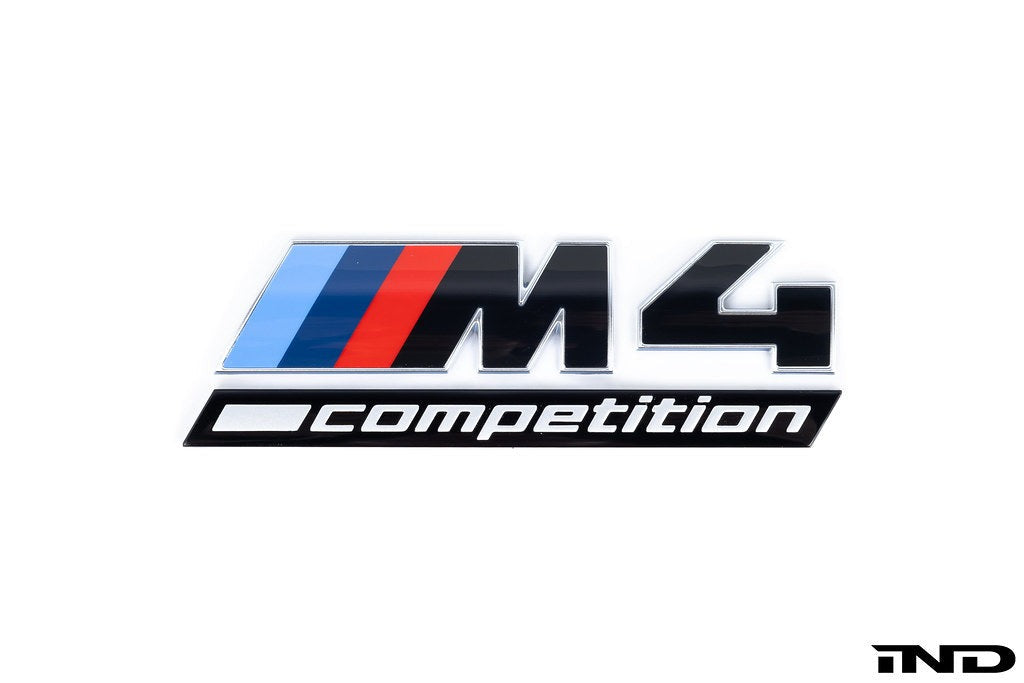 BMW LCI Black Trunk Emblem - G82 M4 Competition