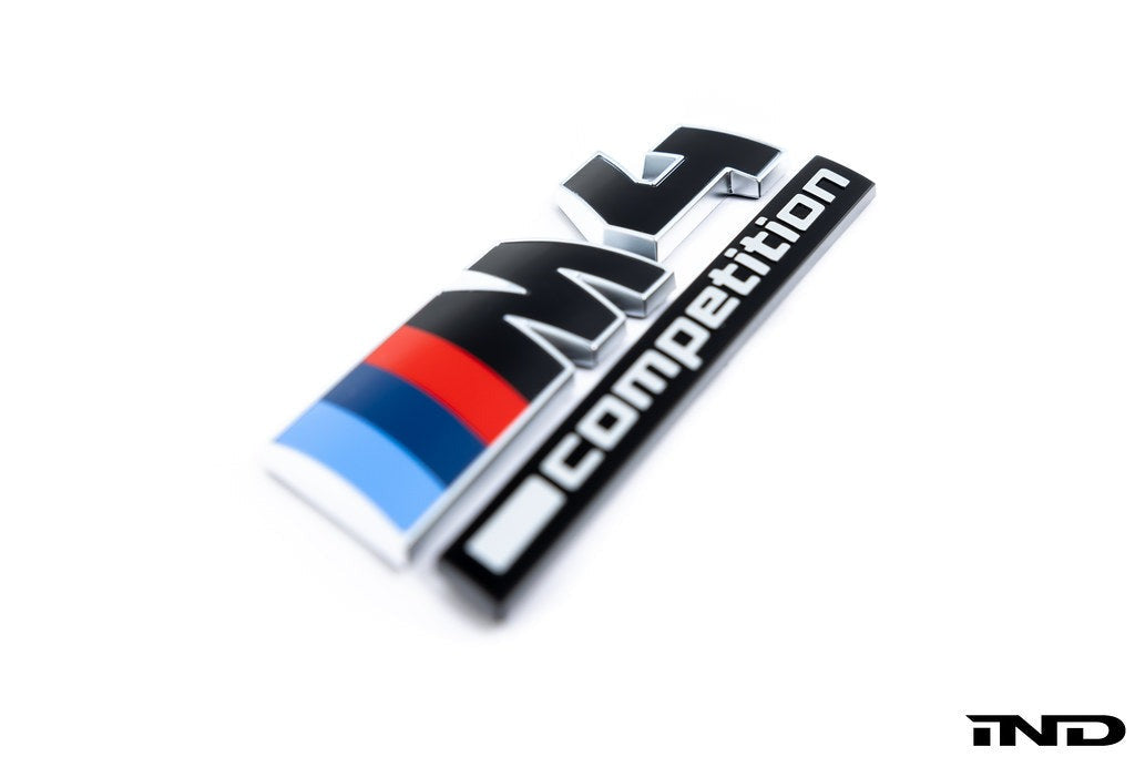 BMW LCI Black Trunk Emblem - G82 M4 Competition