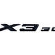 IND Gloss Black Painted Trunk Emblem - BMW G45 X3 30