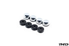 Genuine BMW Laser Slimline License Plate Frame with BMW Roundel Valve Stem Caps - Valve Caps