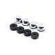 Genuine BMW License Plate Frame Finishing Cap Set - Stainless