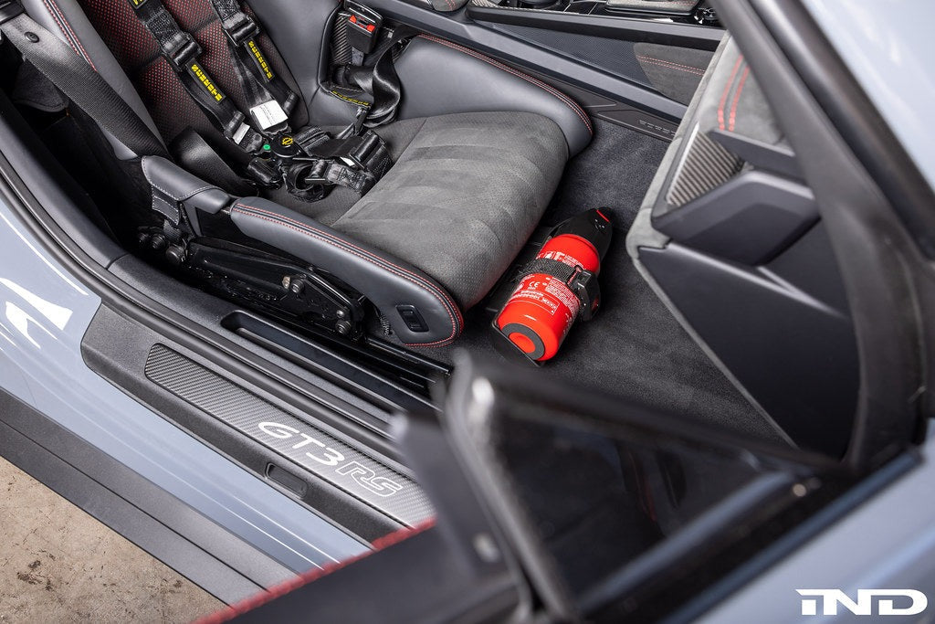 OEMExtinguishers Porsche 991 / 992 / 918 OEM Fire Extinguisher Kit - Lightweight Bucket Seats