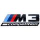 Genuine BMW LCI Black Trunk Emblem - G80 M3 Competition