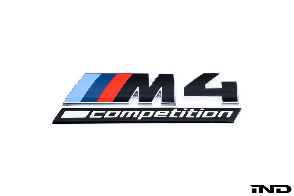BMW LCI Black Trunk Emblem - G82 M4 Competition
