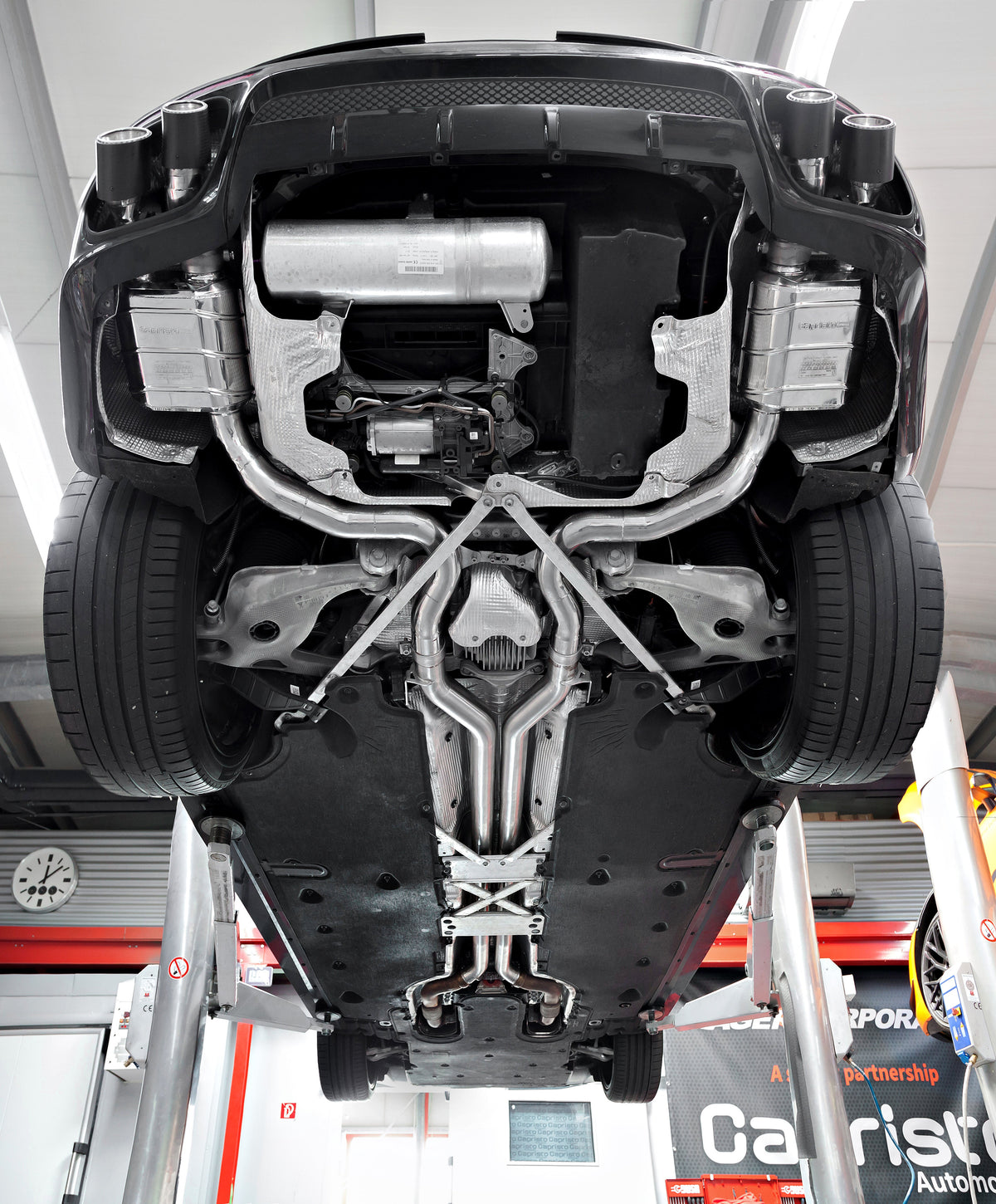 Porsche 971 Panamera GTS/Turbo/S - Valved Exhaust, Mid-Pipes + Carbon Tips CES3