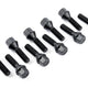 Dinan Lug Bolts - Cone Seat - M12x1.5 - 32mm - Black (Set of 10)