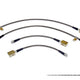 AMS Performance 2009+ Nissan GT-R R35 Alpha Short Route Style Stainless Steel Brake Lines